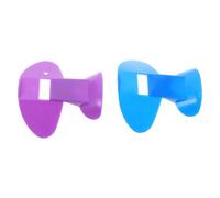 Parliky Lot de 2 Flûtes Nasales d'Entraînement en Plastique pour Débutants Contrôle du Souffle et Renforcement des Muscles Oraux Flûtes Portables Bleu et Violet pour Apprentissage