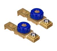 Parliky Lot de 2 Interrupteurs de Coupure Batterie pour Moto et Quad, Bouton D'arrêt D'urgence Étanche, Commutateur de Sécurité Guidon Compatible Véhicules Tout-usage, Protection