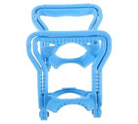 Parliky Lot de 2 Poignées de Transport pour Bonbonne d'eau Épaisses en Plastique Résistant, Bleu, Compatibles Seaux D’Un Gallon, Lève-Bouteille Ergonomique Antidérapant pour Usage