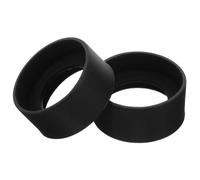 Parliky Lot de 2 Protections D’oculaire en Caoutchouc pour Microscope Stéréo 32-35 Millimètres, Cache-oculaire Cylindrique, Accessoires Microscope Éducatif et Scientifique