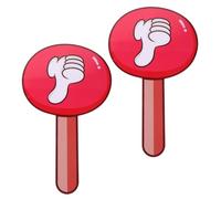 Parliky Lot de 2 Tableaux de Vote Portatifs Double Face 15x25 Cm Pvc et Acier Trempé, Palettes Réutilisables pour Jury Scolaire, Outils Pédagogiques Dynamiques en Classe