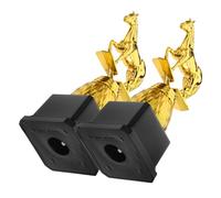 Parliky Lot de 2 Trophées en Plastique Doré pour Garçon et Filles Coupe Sportive Thème Cheval Trophée du Vainqueur Léger et Réutilisable Récompenses pour Fêtes Réutilisable