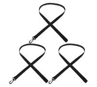 Parliky Lot de 3 Laisses pour Garçon et Filles en Nylon Souple Corde à Marcher pour Tout-Petits Sécurité Extérieure pour Promenades et Activités Préscolaires Couleur Noire