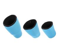 Parliky Lot de 3 Manchons Réutilisables en Néoprène Bleu Clair Housse Isotherme Anti-Chaleur pour Gobelets Petit Moyen et Grand Accessoire Pratique pour Camping et Boissons Froides