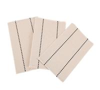 Parliky Lot de 3 Mèches Plates en Coton 9,7 Cm de Largeur X 15 Cm de Long pour Lampes à Huile, Lanternes à Pétrole et Poêles à Kérosène - Accessoires pour Camping et Éclairage