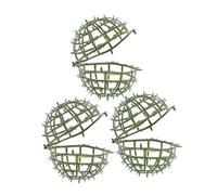 Parliky Lot de 3 Supports pour Plantes de Jardin en Plastique 10 CM Porte-Composition pour Boule de Topiaire Artificielle Étagère à Fleurs Polyvalente pour Décoration Mariage et Jardin