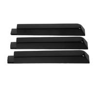 Parliky Lot de 3 Touches de Piano de Rechange Noires Brillantes en Plastique Résistant Kit de Remplacement Compatible pour Réparation et Entretien de Clavier Installation Facile pour