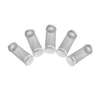 Parliky Lot de 5 Écrans de Protection Filtre Aquarium en Acier Inoxydable 16Mm - Crépine d'Admission Filetée Anti-Ingestion pour Petits Poissons et Crevettes - Protection Tuyau d'Arrivée