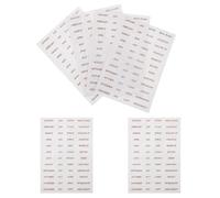 Parliky Lot de 8 Feuilles d'Autocollants Transparents PET Dorés à Chaud Autocollants de Plan Mensuel Anglais pour Scrapbooking et Décoration de Carnet Autocollants DIY pour Agendas et