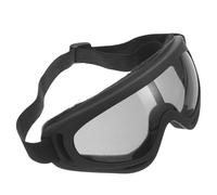 Parliky Lunettes de Cyclisme Protection Oculaire Confortable en TPU Noires Coupes-vent Matériau Doux et Finition Soignée pour Sports de Plein Air et Voyages
