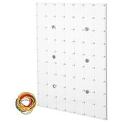 Parliky Magnetic Geoboard Montessori Math Toy Transparent Coordinate Pegboard for Stem Learning Fine Motor Skills Geometry Puzzle Educational Tool in