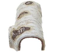 Parliky Maison de cachette pour Reptiles Grotte Unique abritant des Tortues pour Hamsters et Reptiles 5.31X3.54X2.17In en résine, abri Sombre pour Terrarium terrestre