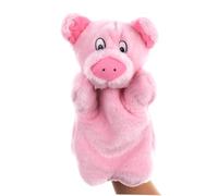 Parliky Marionnette à Main Cochon en Peluche Rose, Éducatif pour Garçon et Filles, Marionnettes à Main D’Animaux de Dessin Animé, pour Activités Créatives et Spectacles Scolaires