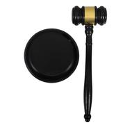 Parliky Marteau de Juge Bois Premium pour Tribunal et Ventes Aux Enchères Surface Lisse et Confortable Cadeau pour Juges et Commissaires-priseurs