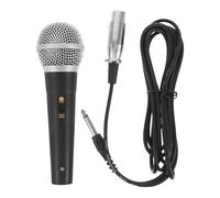 Parliky Microphone Filaire Dynamique Professionnel pour Karaoké avec Câble Micro Vocal Portable à Capture Sonore Claire Compatible Enceinte Karaoké et Présentation