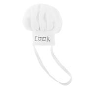 Parliky Mini Chapeau de Cuisinier pour Poupée 10-15 Cm, Accessoire de Jeu de Rôle en Tissu Résistant, Chapeau Miniature Décoratif pour Déguisement la Cuisine, Fournitures pour Poupées