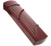 Parliky Mini Guzheng Musical en Bois Foncé Instrument à Cordes pour Garçon et Filles Débutants Pratique du Guzheng Instrument Chinois Traditionnel Éducatif Compact et Portable