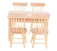 Parliky Mini Petit Siège Bois Ornements pour Mini-Maisons Fournitures pour Micro-Mondes Accessoires de Décoration Meubles Bois Miniatures Couleur Aléatoire