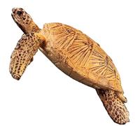 Parliky Modèle de Tortue en Plastique Réaliste Cognitif pour Garçon et Filles Décoration Bureau et Jardin Figurine Animale Décorative Surface Lisse Éducatif et Décoratif