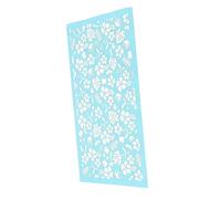 Parliky Modèle d'impression d'argile pâte à modeler pochoirs pour l'artisanat sérigraphie écran de soie en pâte polymère Écran de soie de fleur pour pochoirs d'argile polyester