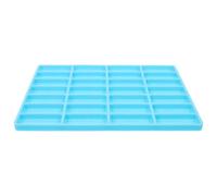 Parliky Moule de Coulée Silicone Domino Bleu pour Résine Époxy, Kit de Bricolage DIY Résistant à la Déchirure, Fournitures Artisanales pour Projets Créatifs