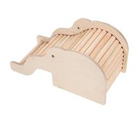 Parliky Nid Bois pour Hamster avec Échelle Grimpante Refuge Amusant pour Rongeurs Maison Bois Et Personnalisable pour Exercices Et Jeux