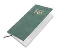 Parliky Notebook Agenda Journalier Jours Portable Vert Multi-fonction Planificateur Organisation pour Étudiants et Bureau