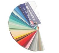 Parliky Nuancier Couleur Peinture Teintes Standard Cartes Échantillons Peinture Plastifiées Palette Portable pour et Amateurs DIY