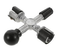 Parliky Outil Multifonction Grattoir Nettoyage Batterie Auto Croix pour Bornes Brosse Nettoyant Terminal Voiture et Pratique