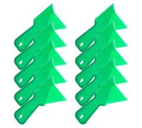 Parliky Outils de plâtre d'angle intérieur 10pcs plastique vert stable pour shaping concrete around corners et rénovation