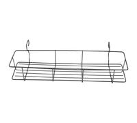 Parliky Panier de Rangement pour Barbecue 1 Pièce en Acier Inoxydable Crochets Organiseur de Bouteilles d'Assaisonnement Accessoire pour Grill pour Sauces et Épices