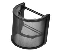 Parliky Pare Brise Microphone U Métal Bonnette Mousse Pop Forme de U Protection Micro Portable Pratique et Facile à Installer Écran Salive pour Enregistrement Noir Classique