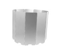 Parliky Pare-Vent Pliable Aluminium pour Chauffage de Terrasse Au Propane Réflecteur de Chaleur Résistant Au Vent pour Réchaud de Camping Protection Compacte pour Extérieur