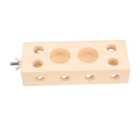 Parliky Parrot Wooden Block Chewing Toy Jouet à Mastiquer pour Oiseaux Accessoire De Perchoir pour Entraînement Et Divertissement Perroquets pour Cockatiels Et Petits Oiseaux
