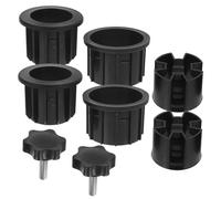 Parliky Patio Umbrella Holder Cap Set Silicone Pole Covers with Screws for Outdoor Umbrella Anchor Heavy Duty Fixation for Beach and Garden Use