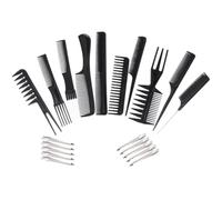 Parliky Peigne à cheveux Outil de teinture capillaire 1 Set en plastique, évite de tirer et d’emmêler les cheveux, pour barber Couleur Aléatoire