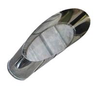 Parliky Pelle de Jardin en Acier Inoxydable 20 Cm Tamis Intégré, Pelle à Déchets Pratique pour Plantation et Repiquage, Accessoire Léger et Résistant pour Aménagement Extérieur