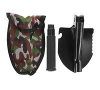 Parliky Pelle Détecteur de Métaux en Métal avec Housse Outil de Creusement Compact et Léger pour Détection de Métaux Jardinage Camping et Aménagement Paysager Pelle à Sable