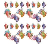 Parliky Pendentifs Soi-même en Alliage Kc Doré 48 Pièces Mix Couleur Émail, Breloques pour Bijoux Diy, Charms Légers et Multifonctions pour Bracelets, Colliers et Boucles D’oreilles