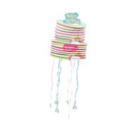 Parliky Piñata Licorne Suspendue Colorée pour Fête Anniversaire Garçon Fille Jeu Portable à Remplir avec Décoration Festival et Accessoire de Fête