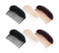 Parliky Pince à Cheveux 3pcs en Nylon et PS, Accessoires pour Rehaussement de Cheveux, Douceur pour Cuir Chevelu, Usage Quotidien Femmes au Travail ou à la Maison