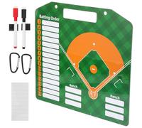 Parliky Planche Baseball PVC Effaçable à Sec pour Entraîneurs Tableau Stratégique Réutilisable pour Match et Entraînement Sportif Intérieur