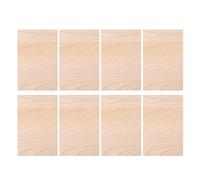 Parliky Planche de Casse en Bois pour Taekwondo et Karaté - Lot de 8 Planches de Démonstration 06 CM D’Épaisseur - Matériel Professionnel pour Entraînement et Performance - Beige -