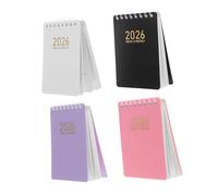 Parliky Planificateur Format Poche Spirale Agenda Portable Carnet de Notes Épais Anti-bavure pour Travail et Organisation Quotidienne