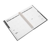 Parliky planificateur personnel cahier de l'ordre du jour organisateur de journaux cahier de planification d'horaires planificateur de travail Black