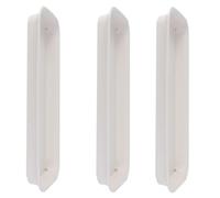 Parliky Plastique pour Pot de Fleurs Rectangulaires 3 Soucoupes | Lot de 3 Pièces, Polypropylène, Fond Plat Antidérapant, pour Bonsaï et Jardinières de Semis