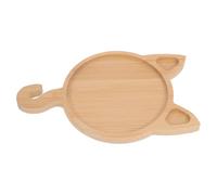 Parliky Plateau Mosaïque Chat pour Artisanat DIY Support Vide pour Mosaïque Base Vide pour Dessous de Bambou Plateau Décoratif pour Atelier Création Artisanale