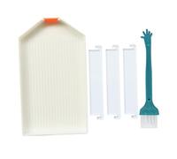 Parliky Plateau pour Peinture Diamant avec Séparateurs Multifonctions Rangement Gemmes DIY pour Perles Strass et Accessoires Créatifs Support Pratique pour Projets Artisanaux