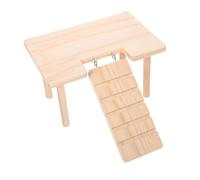 Parliky Plateforme pour Hamster avec Échelle Facile Accès Aire de Jeu Interactive Rampe Escalade pour Petits Animaux Cage Chinchilla et Hamster Exercice Multifonctionnel