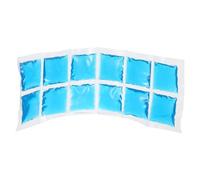 Parliky Poche de Glace en Gel Réutilisable 12 Cases Flexible Portable en PE pour Transport Alimentaire et Boissons Déjeuner